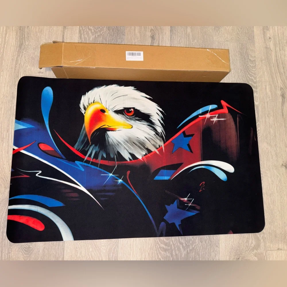 NWT USA Patriotic Eagle Indoor Doormat Housemat (20” X 32”)